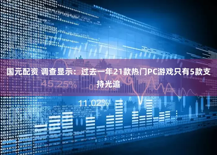 国元配资 调查显示：过去一年21款热门PC游戏只有5款支持光追